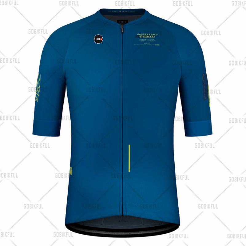 Men's Blue Cycling Set Racing Bicycle Clothing Suit Breathable Mountain Bike Clothing Suit Sportwears 2026 Summer Breathable Suit Cycling Suit