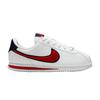 Nike Cortez Basic Leather SE GS White Kids Sneakers University-Red-Blue-Void AA3496-100