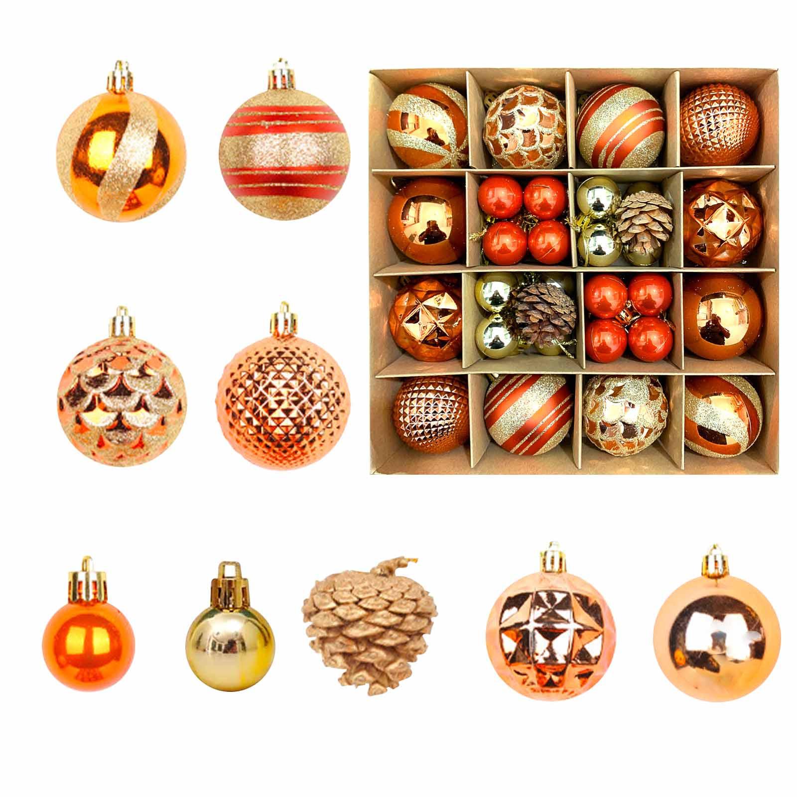 

Рождественский шар для украшения праздника, набор подвесных елочных украшений для праздничной вечеринки, домашний декор, елочные украшения One Size