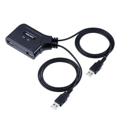 Sanwa Direct KVM Switch Mouse Keyboard Switch Emulation Function No Power Supply Required Compatible USB Switch Mac/Windows 400-SW032