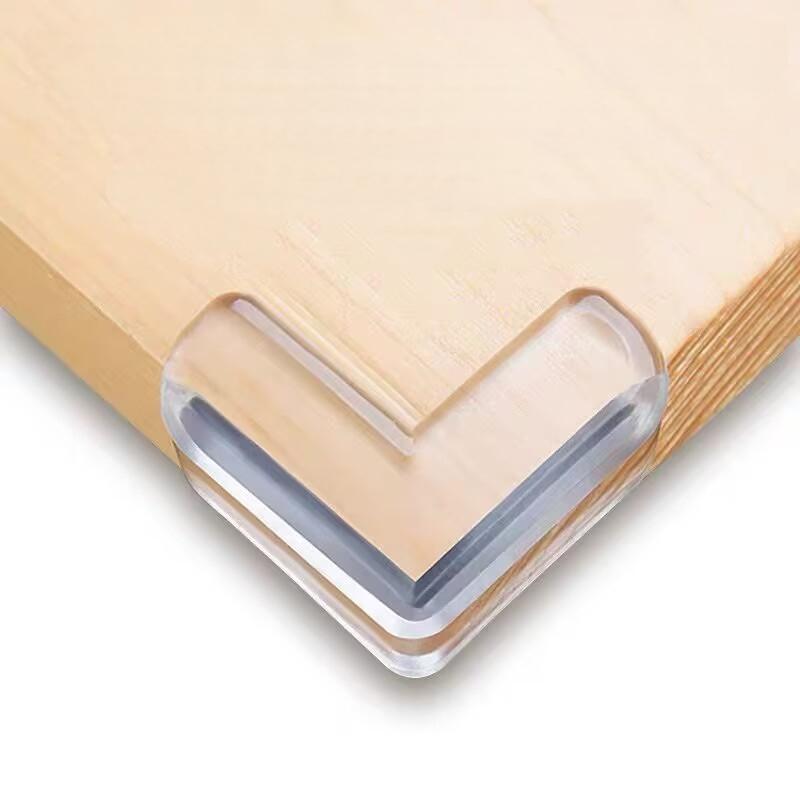 Silicone Furniture Corner Protectors Transparent Soft Baby Safety Edge Guards 10 Pack for Home Table Desk Cabinet