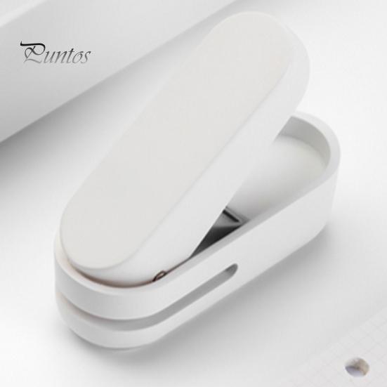 Mini Forapagina Manuale per Raccoglitore Portatile in Metallo Forapagina ad un Foro Preciso con Guscio in Plastica Regalo di Cancelleria per Insegnanti