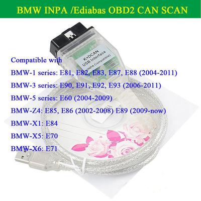 BMW INPA K+CAN Is OBD2 To USB Interface for BMW Cars