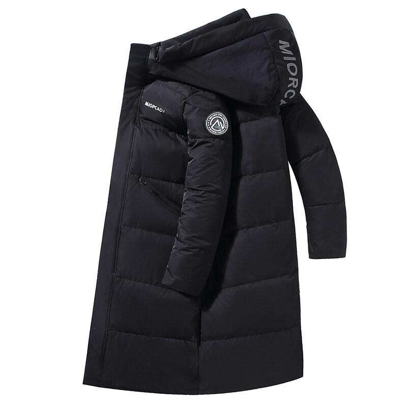 Winter New Work Jacket Down Jacket Men's and Women's Medium and Long Thickened Down Jacket