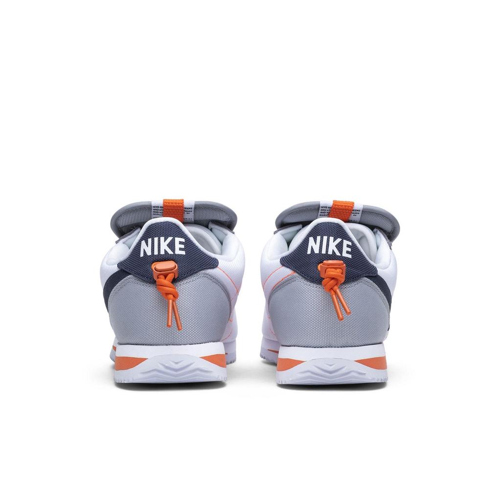 Nike Cortez Basic Slip 'House Shoes' (Unisex) White / Thunder Blue-Wolf Grey-Turf Orange Running Shoes AV2950 100