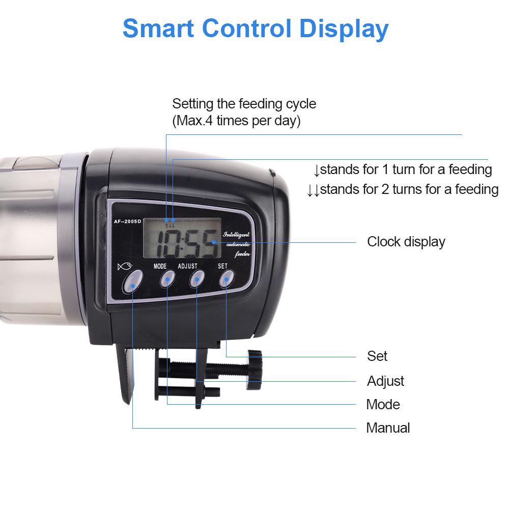 Nisso Automatic Fish Feeder for Goldfish and Aquariums AF2009D/2005D/2003