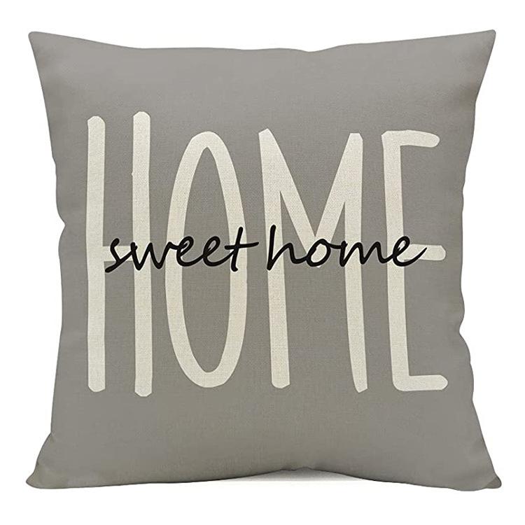Flax Popular Pillowcase Nordic Home Decoration Pillow Office Car Cushions