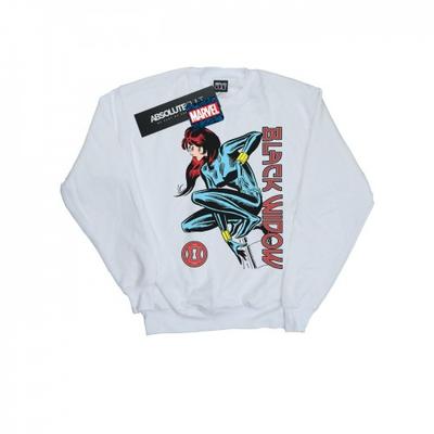 Mens Black Widow In Action Sweatshirt
