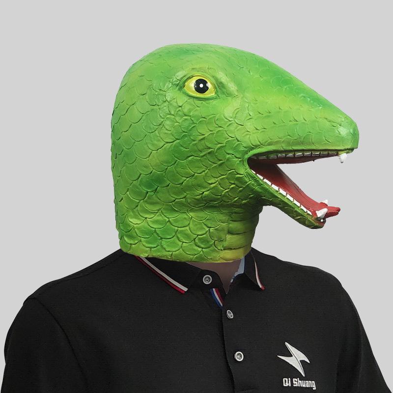 Lateks Slange Søt Hode Maske For Komiske Halloween Fester Og Arrangementer Festlig