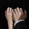 Dopamine Endorphin Sterling Silver Matching Couple Rings - Women's and Men's Gift for Girlfriend, Christmas Edition