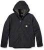Демисезонная куртка Carhartt Washed Duck Sherpa Lined Jacket schwarz