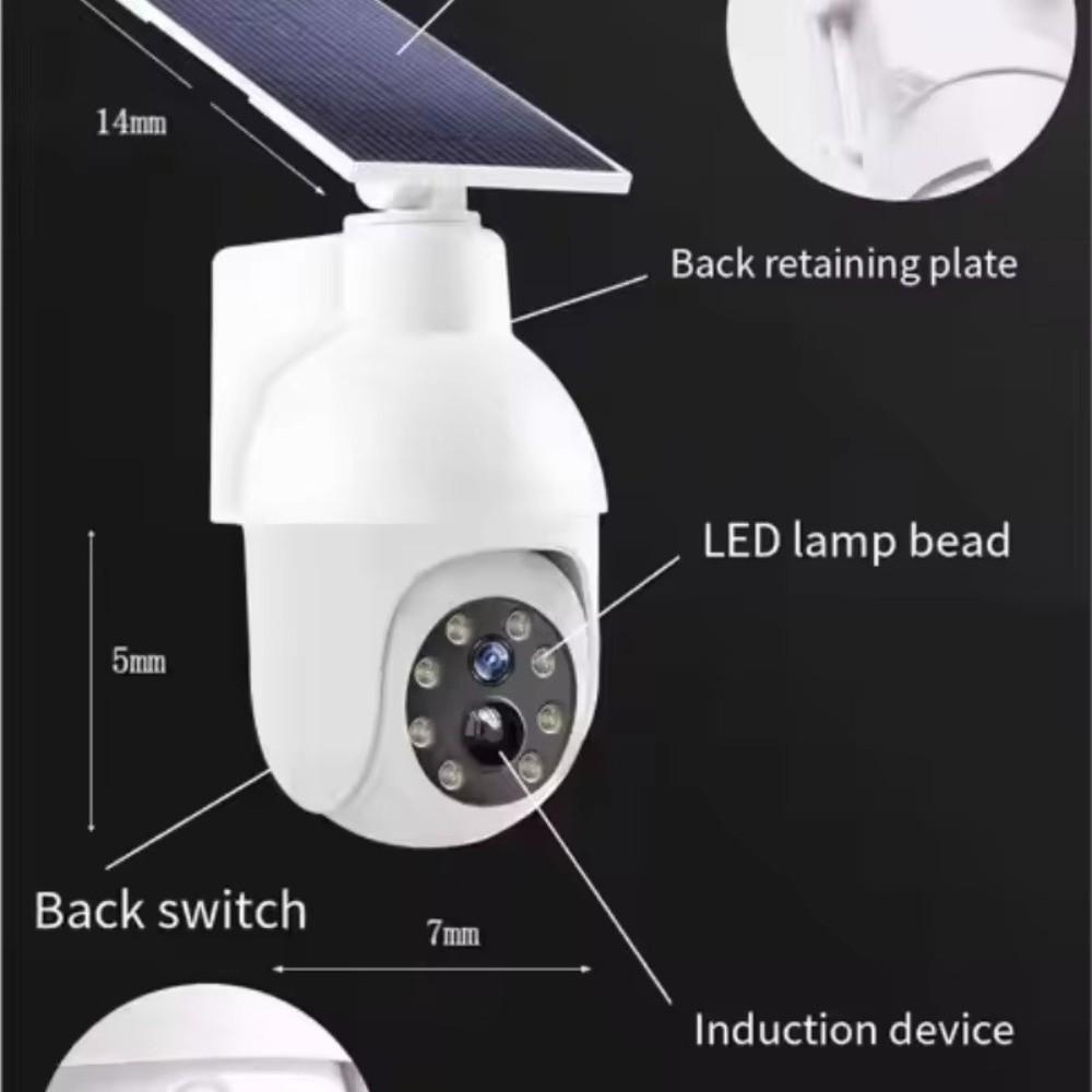 Sensitive Sensor LED Solar Street Light IP65 Rating Wall Mounted Anti-Theft Wall Light Solar Powered Simulated Monitoring Light