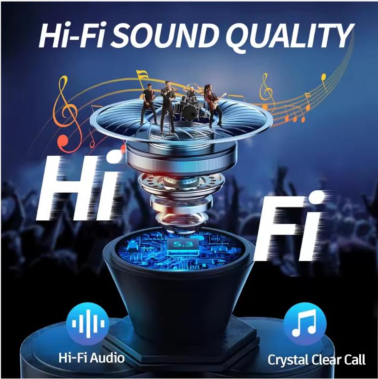 XIAOMI Wireless Earphone Bluetooth 5.3 Headphone 60H Playback LED Power Display Ear Buds Mic Noise Cancellation Stereo Sound Earphones