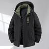 Men's 400 Jin Extra Thick Windproof Outdoor Workwear Jacket, XL 2-Cotton Padded for Extra Warmth