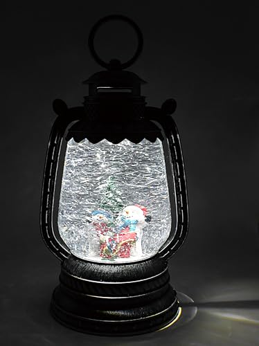 Livelight Snowing Bubble LED Light, Lantern-Shaped Snowman Twin, Christmas Gift, Beautiful, Market, Tokyo Candle