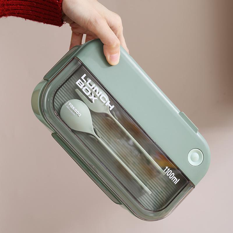 Microwave-Safe Insulated Bento Box with Cutlery for Office & School