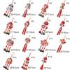 Traditional Embroidery Snake Wind Chimes Hanging New Year Pendants  New Year Decoration