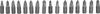 TORX bit/bit set 100 pcs KD10264
