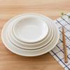 Pure White Ceramic Dinner Plates