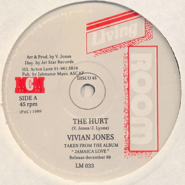 

12inch Record VIVIAN JONES - The Hurt LM033 Living Room 1989 UK Reggae, Ska & Dub Used