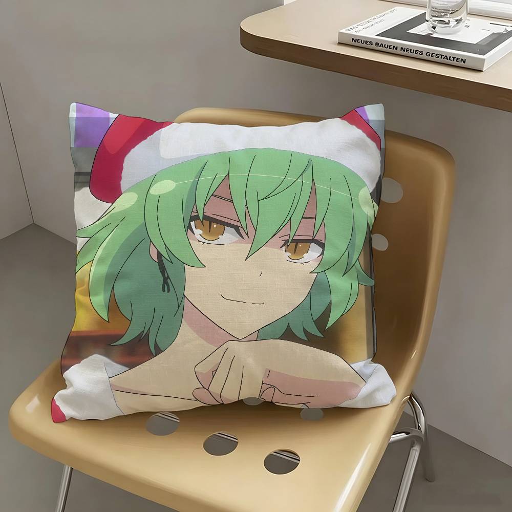 1pc Hikage Senran Kagura Pillow Case Fashion Square Pillowcase Bedroom Sofa Room Ins Decoration Leisure