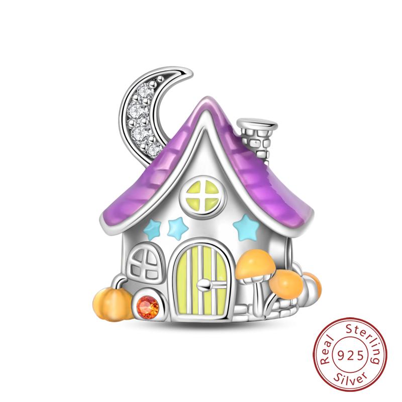 New Winter Charms Bead Copper Snowflake Snowman Penguin Deer Dangle Fit Bangle Bracelet Necklace Diy Jewelry