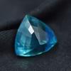 Certified Natural Bluish Green Sapphire 14.55 Ct Trillion Fabulous Gemstone