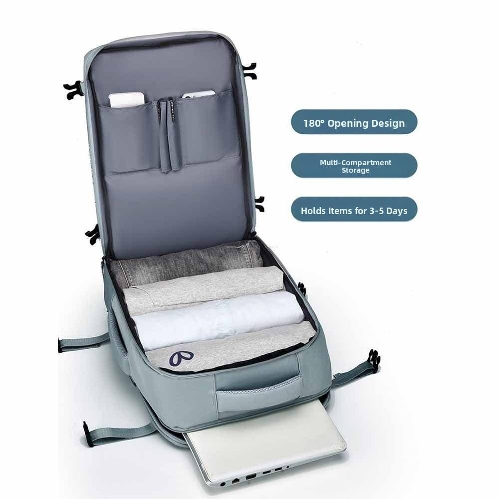 Dry and Wet Separation Large Capacity Boarding Bag Waterproof Nylon Laptop Bag Daypack