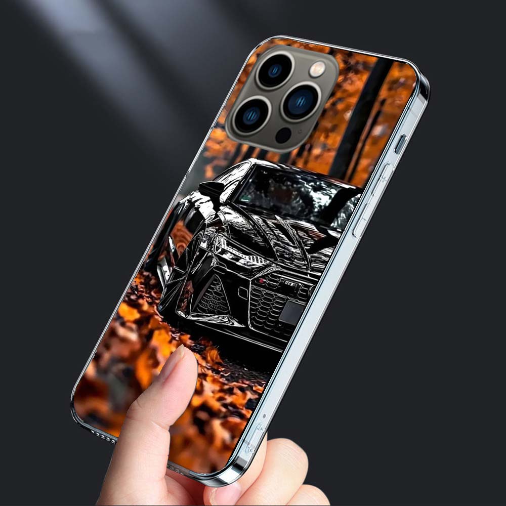 Bagged Car Lovers-RS Phone Case For Iphone 16E 15 Pro 14 Plus 17E 16 17 Pro Max Air 11 12 13 Mini Shockproof Capa Cute Cover