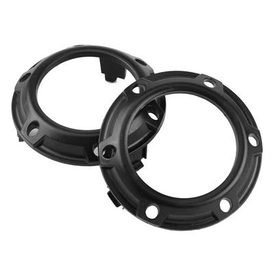 New 2 X Black Front Fog Light Lamp Bezel Covers For 2007-2009 Mitsubishi Outlander