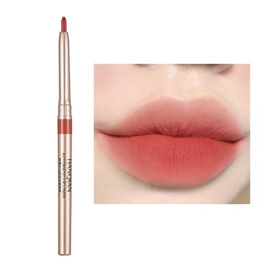 0.25g Lip Gloss Auto-rotate Long Lasting Waterproof Matte Universal Makeup Tool High Saturation Nude Color Lip Pens for Party