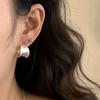 Korean Color Polka Dot Brushed Earrings Light Luxury High Sense C-shaped Stud Earrings Dopamine Enamel Niche Earrings Wholesale