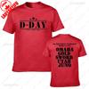 2025 DDAY 1944 ARMY NORMANDIA MILITARE CHURCHILL SPIAGGE DIVERTENTE T-SHIRT Abbigliamento Uomo T-shirt con Stampa Vintage Cotone T-shirt da Uomo