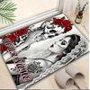 1PC Custom Name Day Dead Romance Theme Floor Mat Ideal for Living Room, Game Rooms, Office, Bedroom, Office Floor Mat , Floor Mats for Home