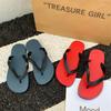 Men's Trendy Flip-flops Non-slip Sandwiched Beach Slippers Summer New Student Outdoor Wear Indoor Couple Cool Slippers