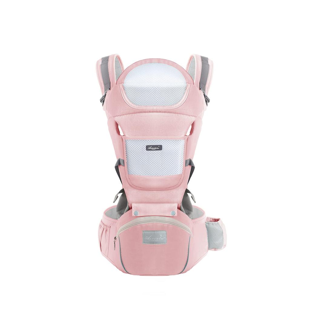Lukaedy Multifunctional Baby with Detachable Hip Seat and Waist for Newborns To 3 Years Breathable 3D Memory Foam Seat Carrier, 12-Way, Carrier, Old,