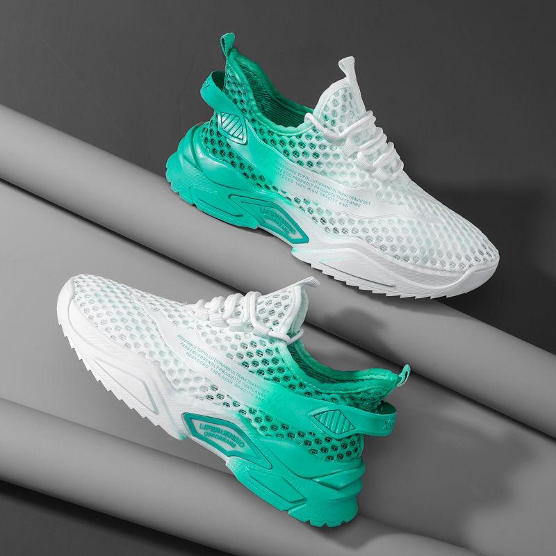 Sko Herre Joggesko Herre Herre Fritidssko Tenis Luksussko Trener Race Snørefrie Sko Mote Loafers Løpesko for menn