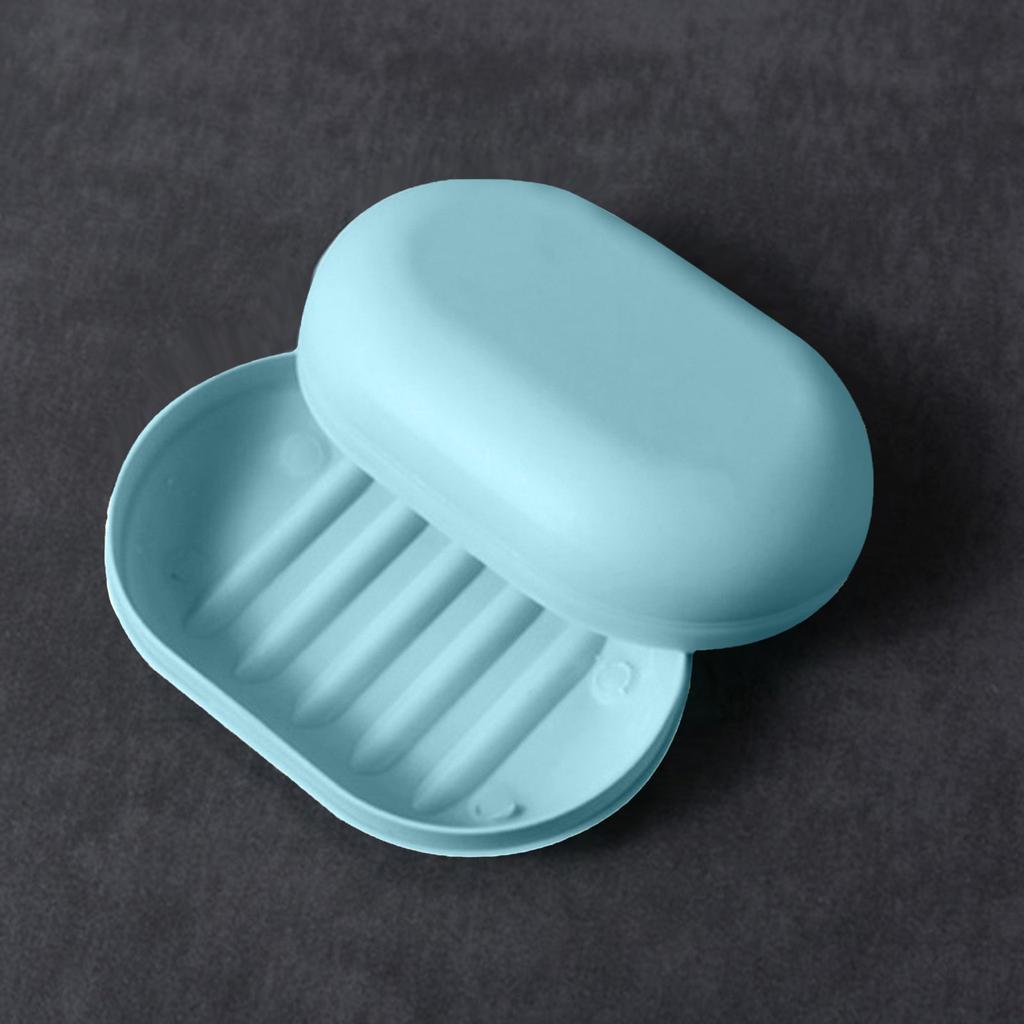 Plastic Bathroom Shower Soap Box Tray Dish Storage Holder Plate Home Travel
