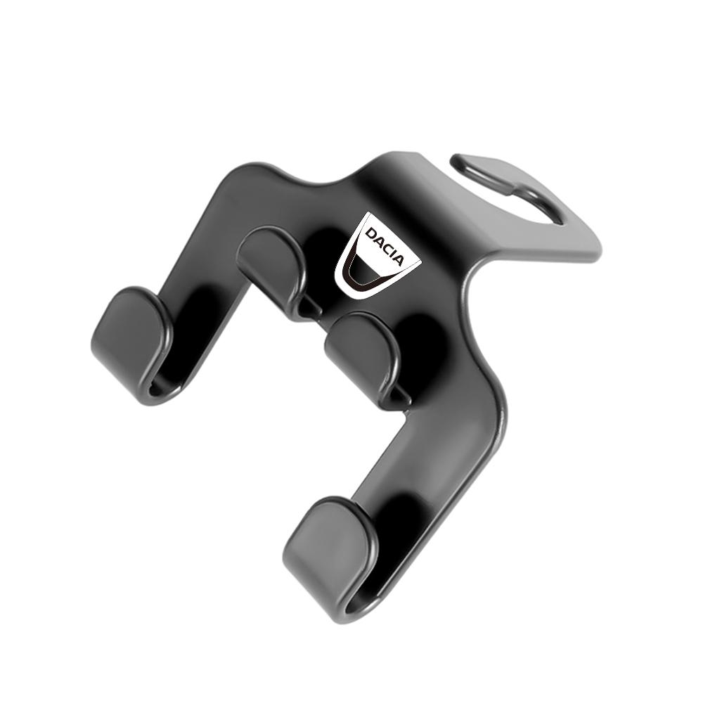 1PC Double-Head Car Back Seat Hook Multifunctional Organizer Hanger for Renault DACIA Duster Megane Logan Clio Loguna Arkana ZOE S222