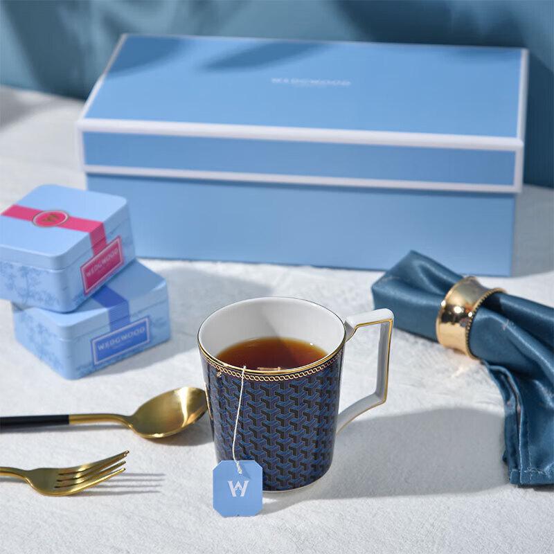 Wedgwood Byzantine Mug & Tea Caddy Set