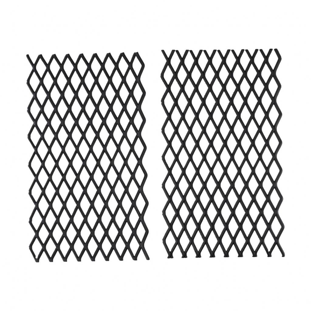 Ember Baffle Set of 2 for Standard Fireplaces 7 5x11 8 inches Black