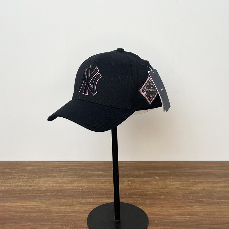 Verstellbare NY Yankees & LA Duckbill Baseballkappe mit festem Oberteil und großem Logo für Männer & Frauen