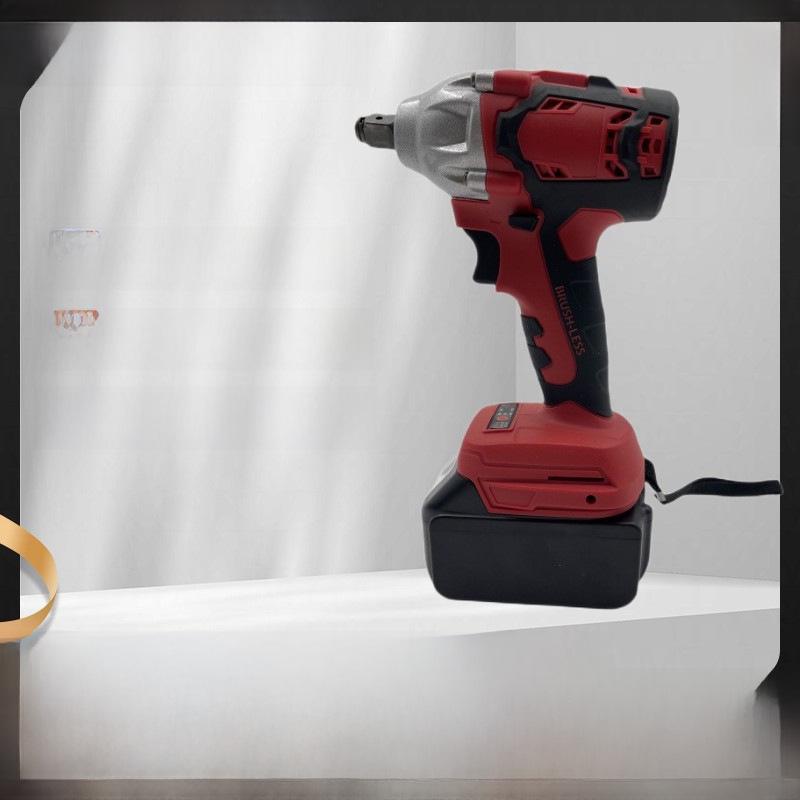 

Высокомощный бесщеточный литиевый электрический ударный гайковерт для строительных лесов, деревообработки и авторемонта. Brushless Bare Tool