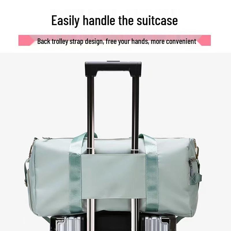 Large-Capacity Travel Bag with Shoe Compartment - Dry/Wet Separation, Shoulder & Cross-Body Luggage Bag