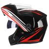 Motorbike Helmet DOT Flip Up  Double Lens Unisex Helmet With Visor  Cross Section Helmet  Modular Flip Helm Motorcycle Helmets