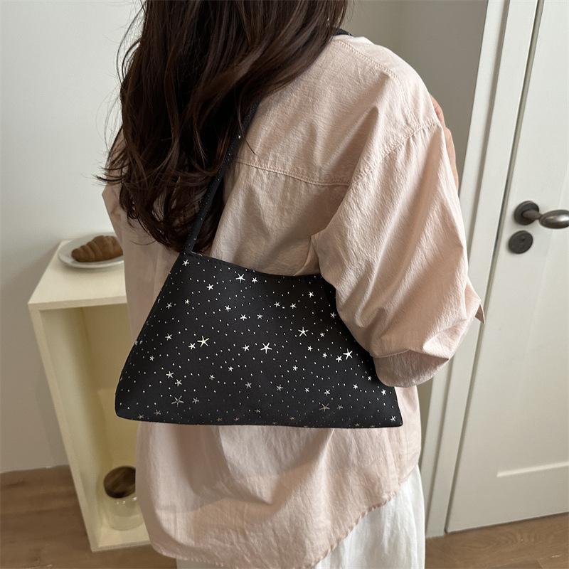Largecapacity Underarm Bag, Spring New Commuter Bag, Sparkling Trendy Portable Shoulder Bag