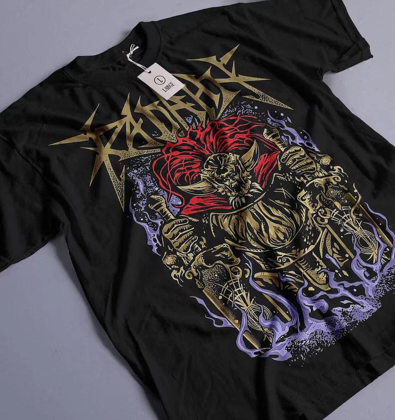 Elden Shirt Radahn Graphic Tee Festival Shirt Demon Unisexga Anime Unisex Tshirt S