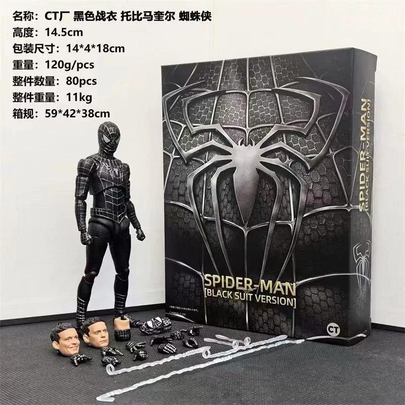 Ct Spider-Man S.H.F Classic Tobey Maguire Spiderman Shf Anime Action Figures Statue Figurine Model Collection Decorate Toy Gift with box