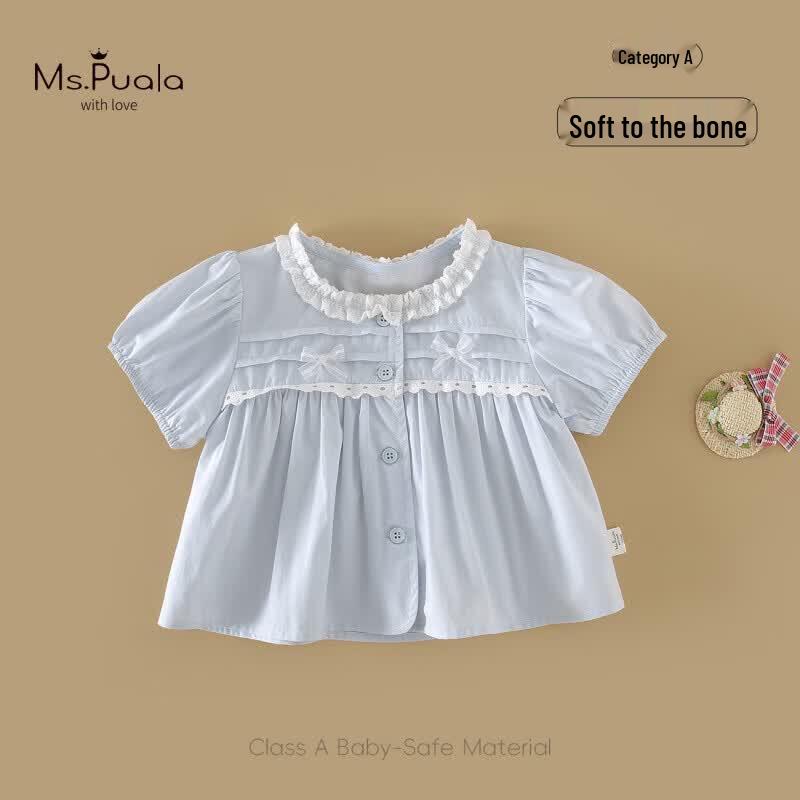 

MS.PUALA Baby Girl s Summer Breathable Soft Shirt 100 cm