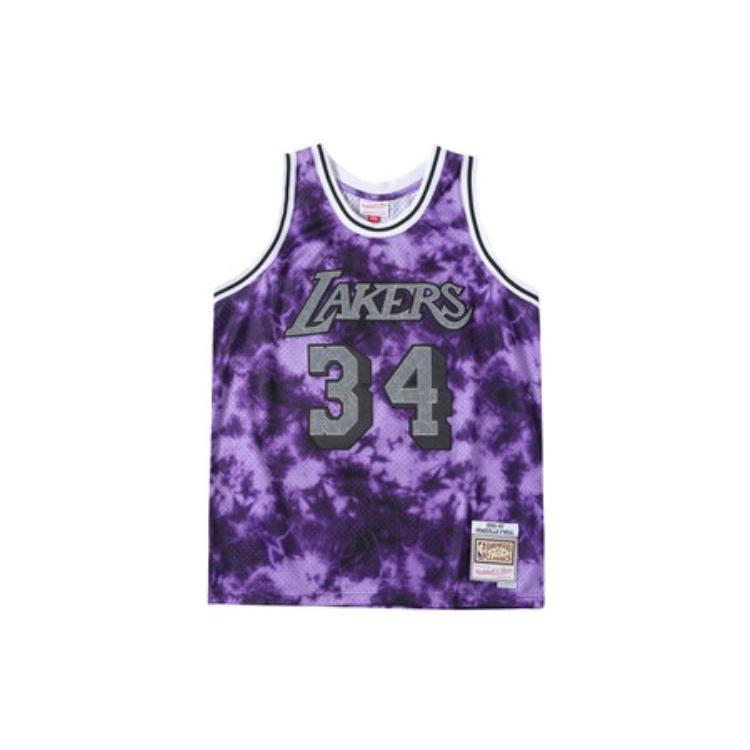 Mitchell Ness "NBA La Lakers 96 Shaquille O'Neal" Galaxy swingman jersey SMJYKM19053-LALPURP96SON
